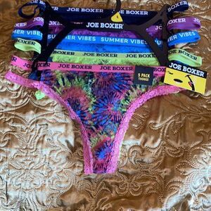 Joe boxer 5 pack Thongs